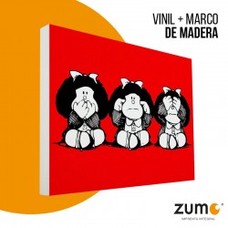 VINIL ADHESIVO + MARCO